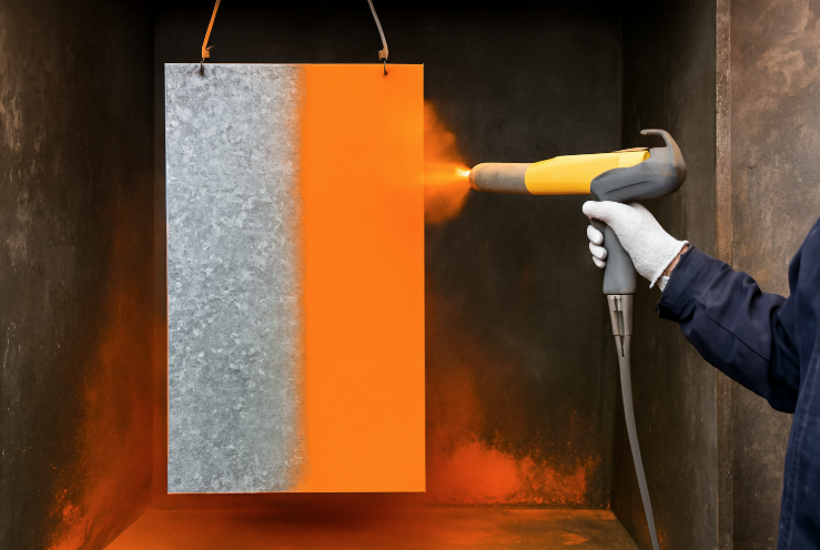 Powder Coating Galvanised Steel