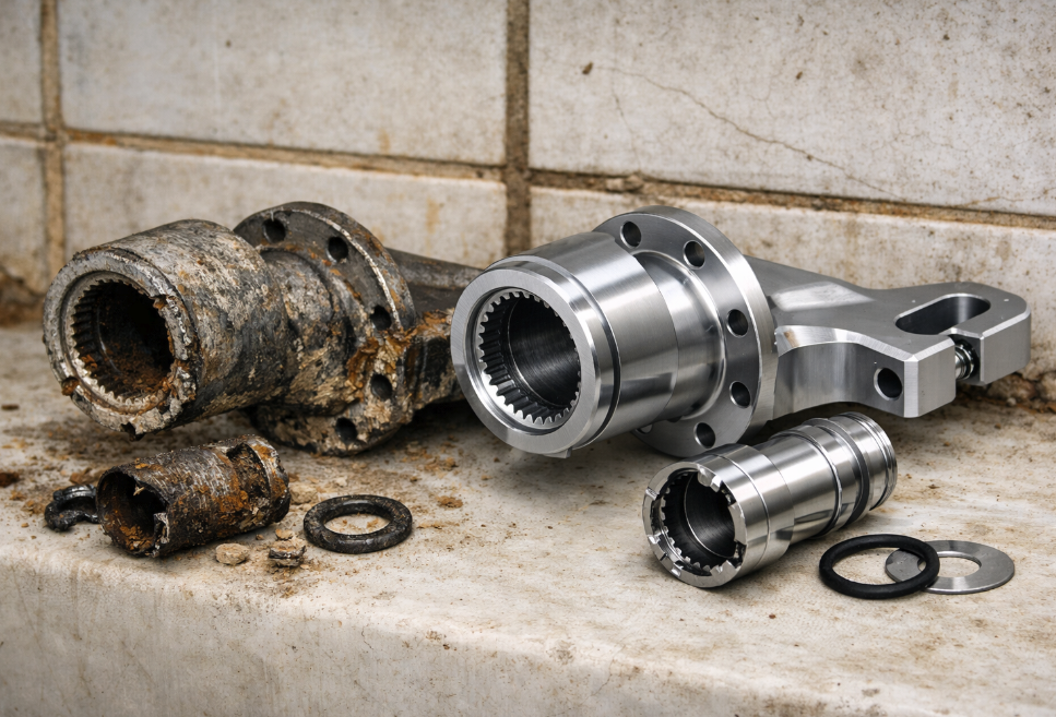 custom fabricated replacement part cost saving singapore